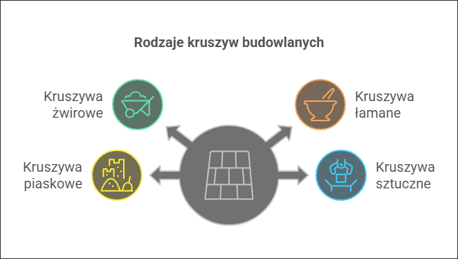 Rodzaje kruszyw budowlanych